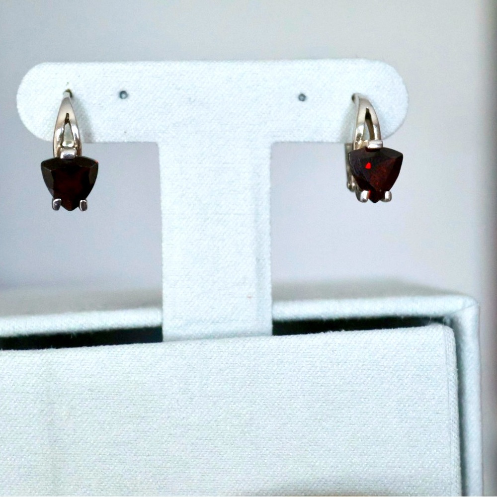 Garnet earrings